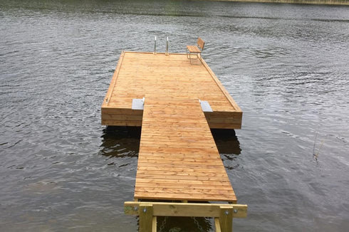 Putkiponttonilaituri 12 x 3,15 m (500 mm)